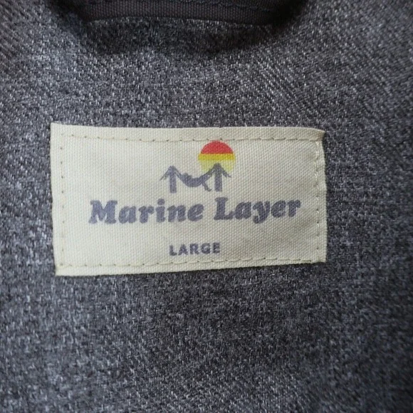 Marine Layer Button Up Chore Field Jacket Mens Large